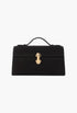 Black Suede - Symmetry Pochette - GLAM MODA