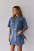 Coastal wash - Juno Denim Shirt - GLAM MODA