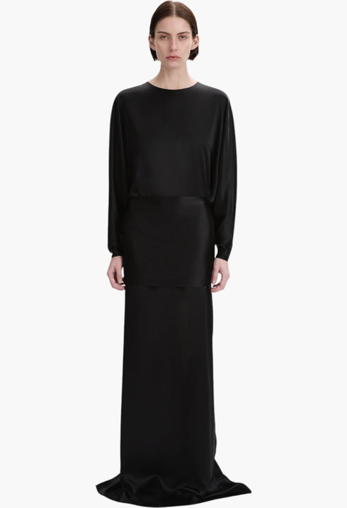 Black - Spencer Gown - GLAM MODA