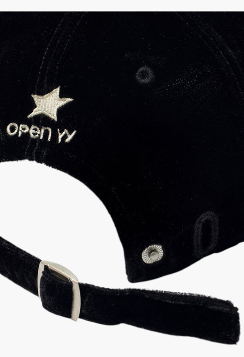 Yy Velvet Ball Cap - GLAM MODA