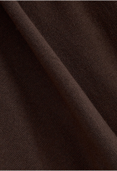 Sleeve Layered Cardigan, Brown - GLAM MODA