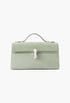 Mint - Symmetry Pochette Suede Tote - GLAM MODA