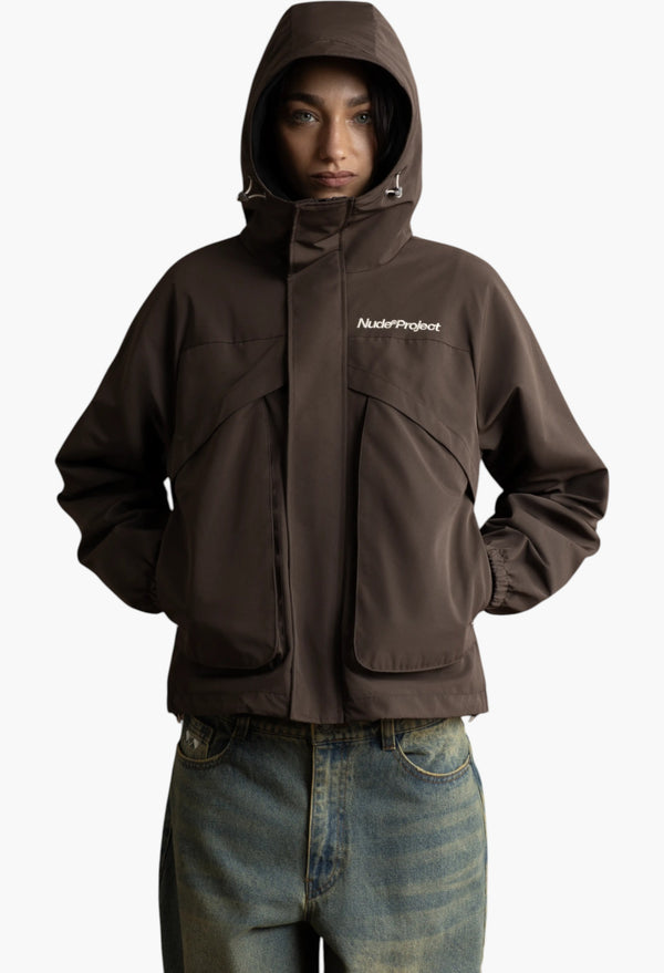 Milestones Windbreaker Jacket Brown