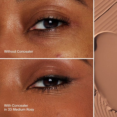 33 Medium Rosy - Triclone™ Skin Tech Hydrating + De-Puffing Concealer - GLAM MODA