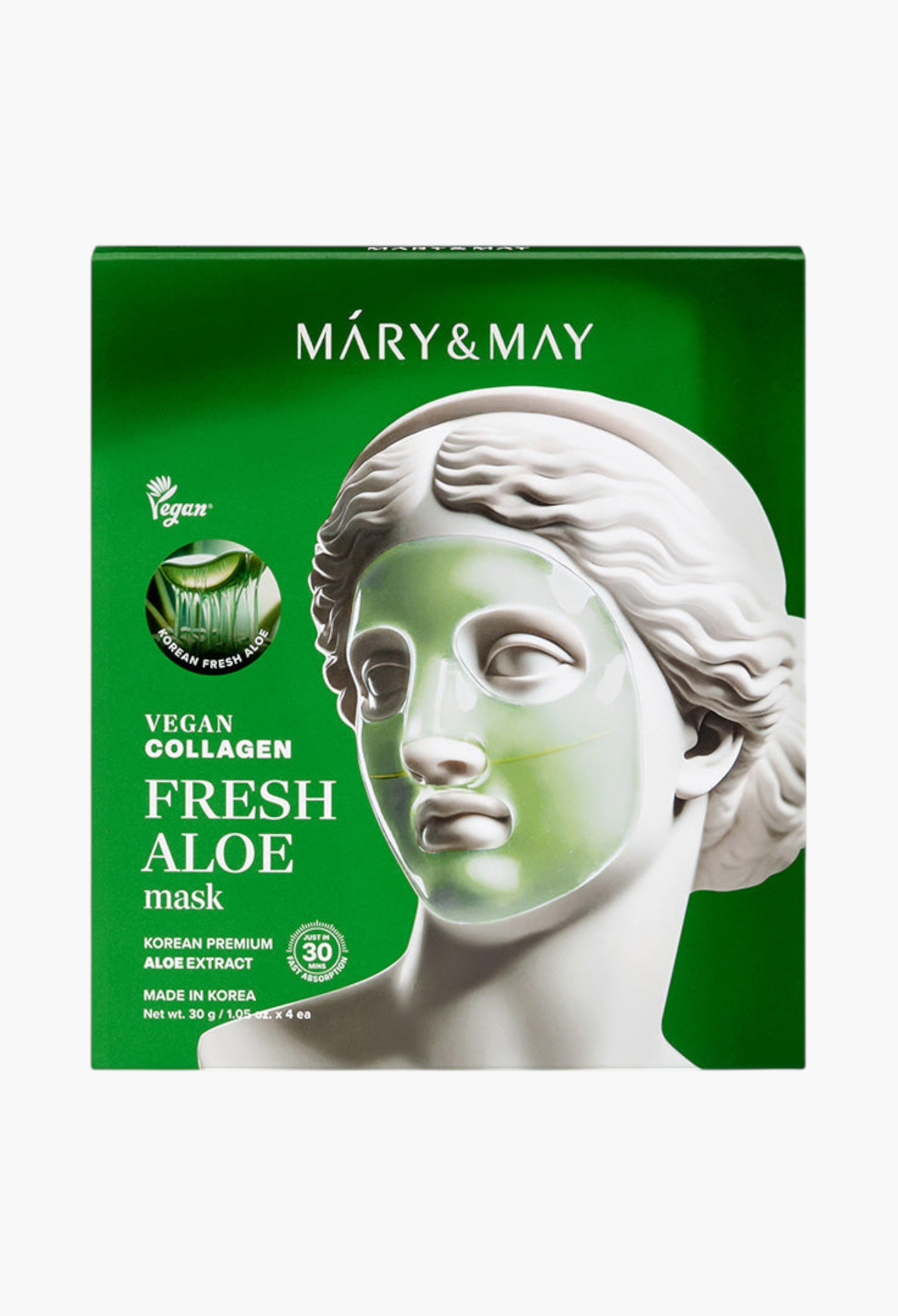 Vegan Collagen Fresh Aloe Mask  Fresh Aloe Collagen Mask for Calm Hydrated  Skin  GLAM MODA