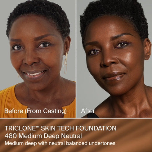 480 Medium Deep Neutral - Triclone™ Skin Tech Medium Coverage Foundation - GLAM MODA