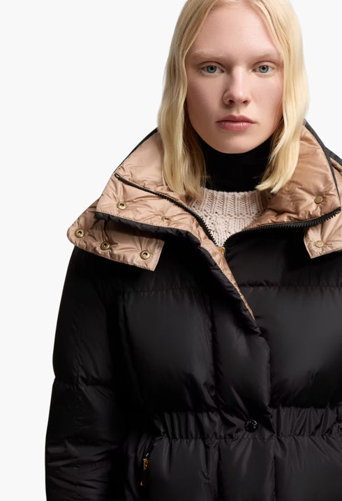Agneux Square-Quilted Hooded Short Down Jacket - GLAM MODA