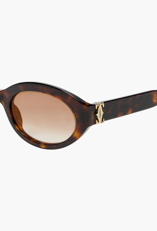 Signature C Oval Sunglasses