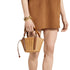 Wicker Mini Basket Bag With Bamboo - GLAM MODA