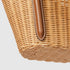 Wicker Mini Basket Bag With Bamboo - GLAM MODA