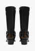 Roxy Boot - Black Brushed Leather Boots - GLAM MODA