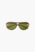 New Knot Aviator-Style Acetate And Gold-Tone Sunglasses