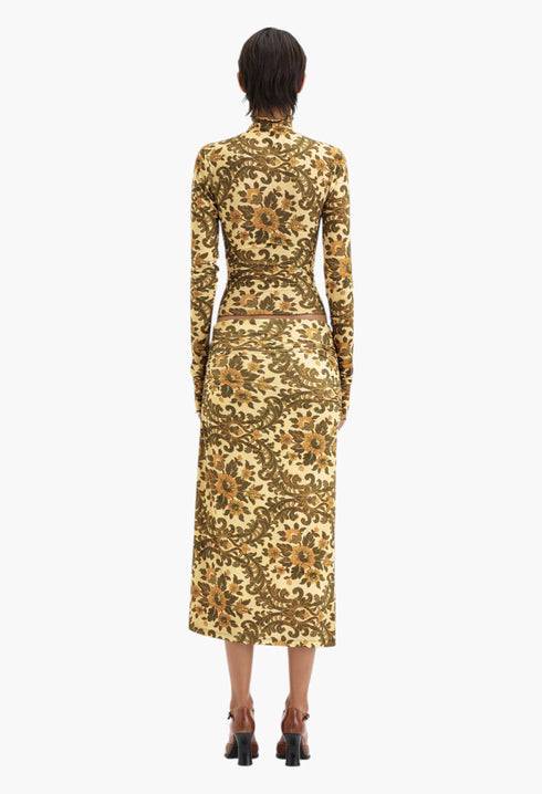 Aventine Ruched Skirt - GLAM MODA