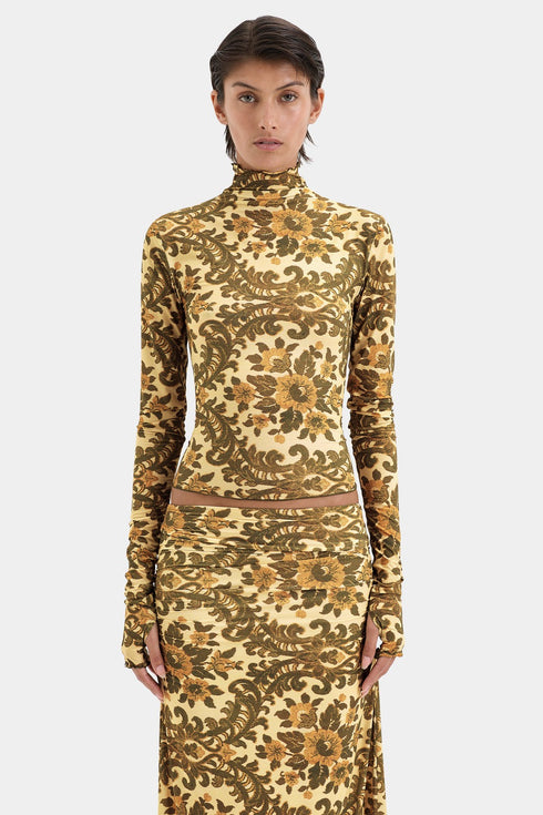 Aventine Ruched Skirt - GLAM MODA