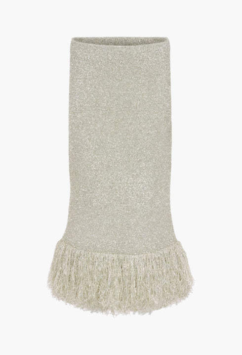 Brink Tinsel Knit Skirt - GLAM MODA