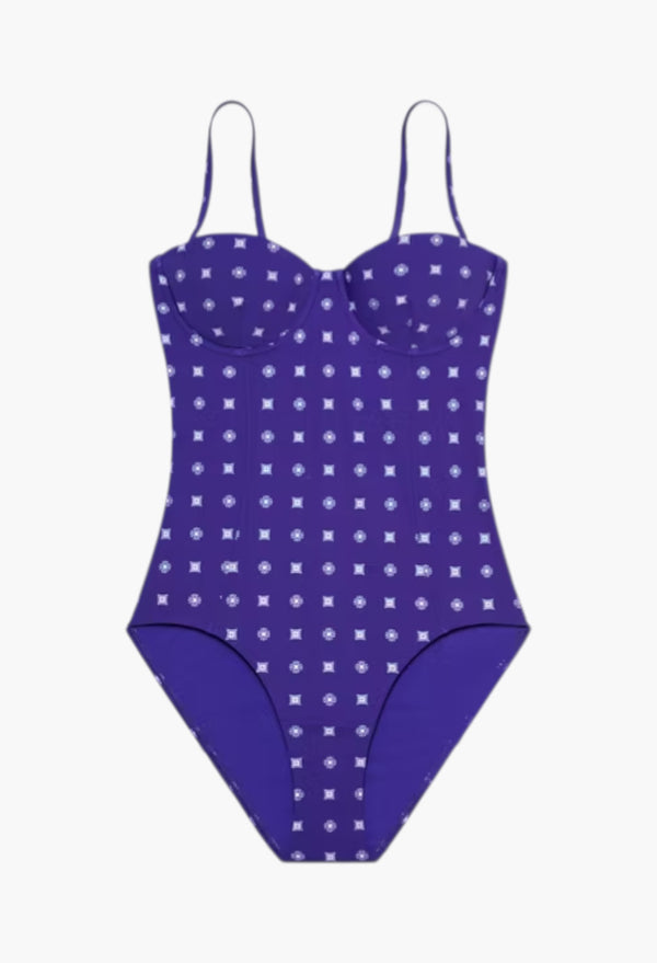 Ballpoint Ink Nothing Ditsy - Balconette Swimsuit