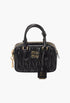 Black -Arcadie Matelassé Nappa Leather Bag - Small - GLAM MODA