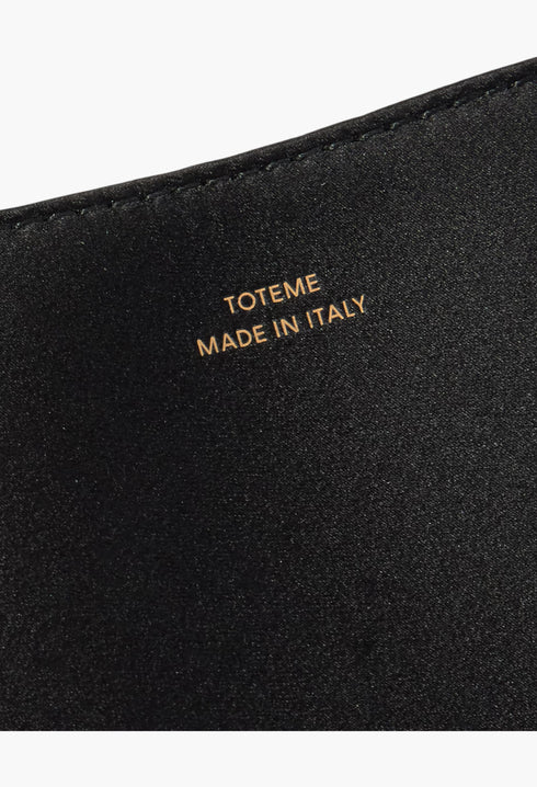 Black – Bevel Satin Clutch Toteme Bag - GLAM MODA