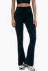 Black - Flared Yoga Pant - GLAM MODA