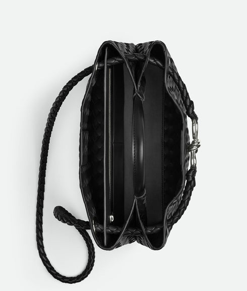 Black - Medium Andiamo - Silver finish - GLAM MODA