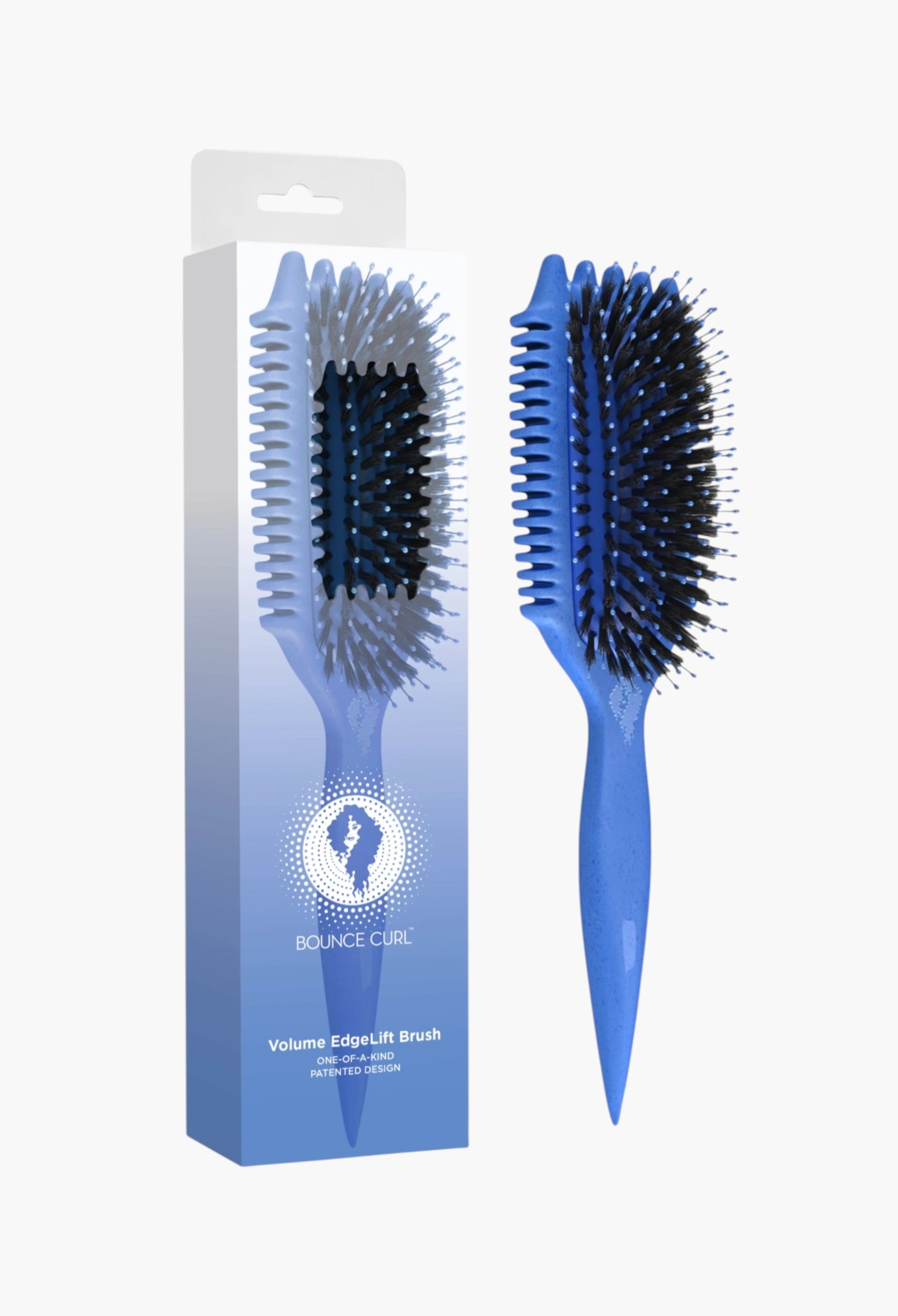 Blue Volume Edge Lift Brush – Root Boosting Hair Brush for Lift