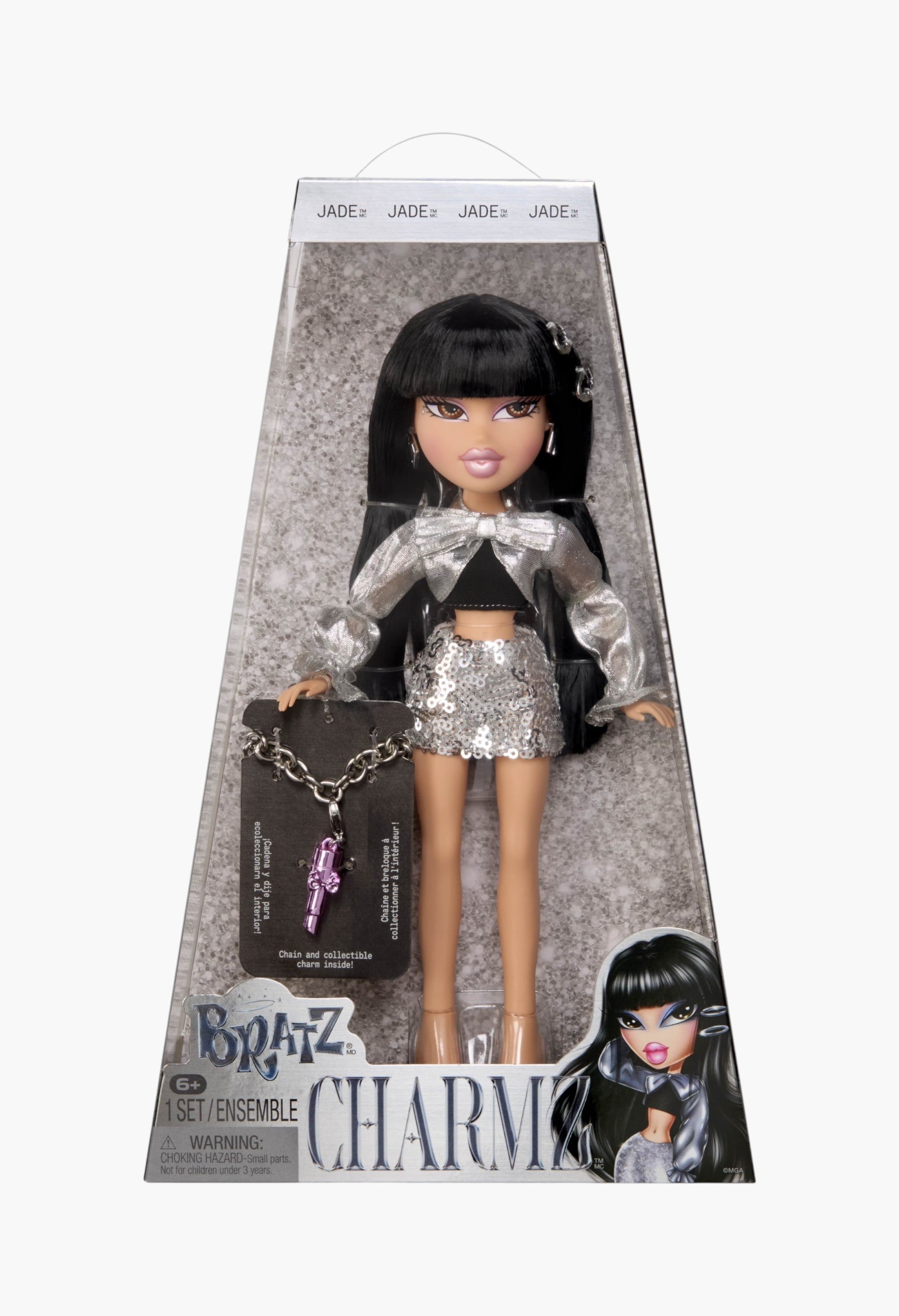 Bratz Charmz Jade Fashion Doll – Collectible Doll with Charm