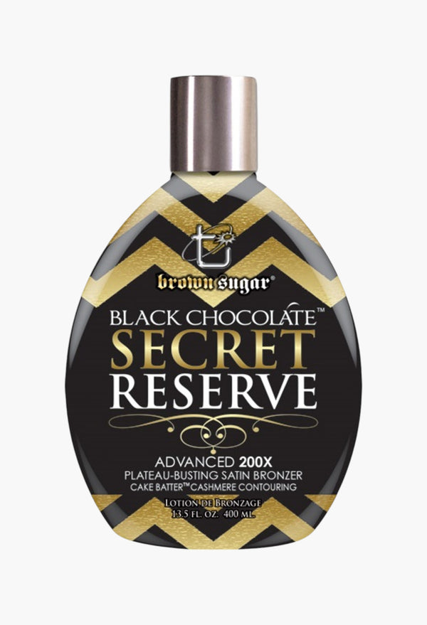 Brown Sugar Black Chocolate Secret Reserve 200x Bronzer Tanning Lotion 13.5 Oz