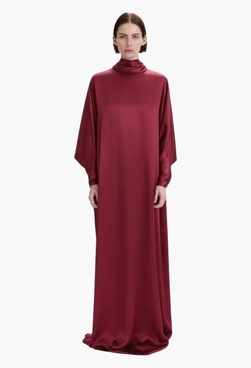 Burgundy - Spencer Gown - GLAM MODA