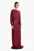 Burgundy - Spencer Gown - GLAM MODA