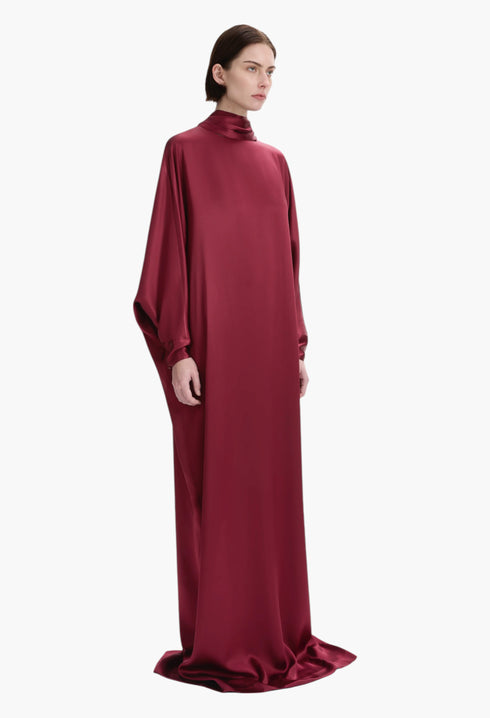 Burgundy - Spencer Gown - GLAM MODA