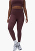 Burgundy - Ultimate Leggings - GLAM MODA