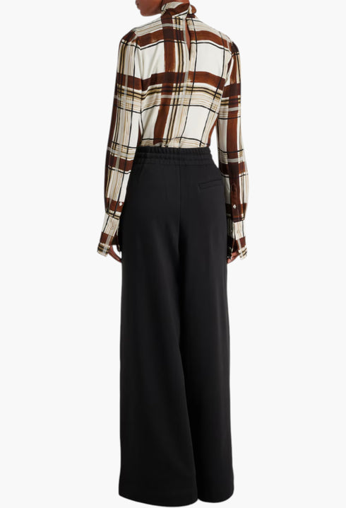 Cotton Wide-Leg Pants - GLAM MODA