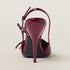 Crimson - Patent Leather Slingbacks With Buckles - GLAM MODA