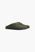 Dark Green GG Canvas - Women's Mule With Horsebit - GLAM MODA