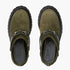 Dark Green Suede - Women's Mule With Horsebit - GLAM MODA