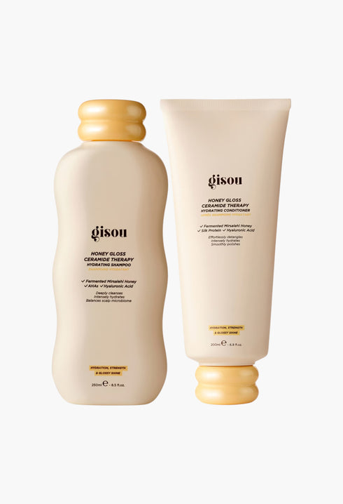 Honey Gloss Ceramide Cleanse Shampoo + Conditioner - GLAM MODA