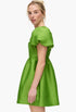 Ivy Puff Sleeve Satin Mini Dress - GLAM MODA