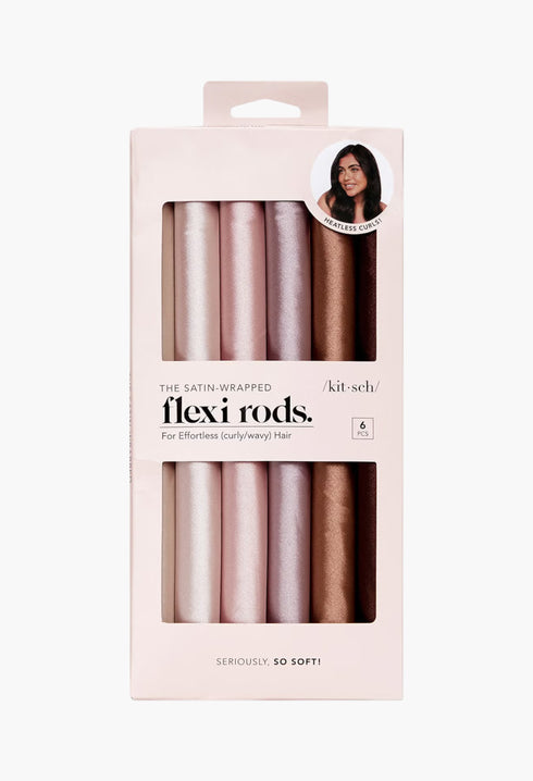 Satin Wrapped Flexi Rods - Rosewood - GLAM MODA