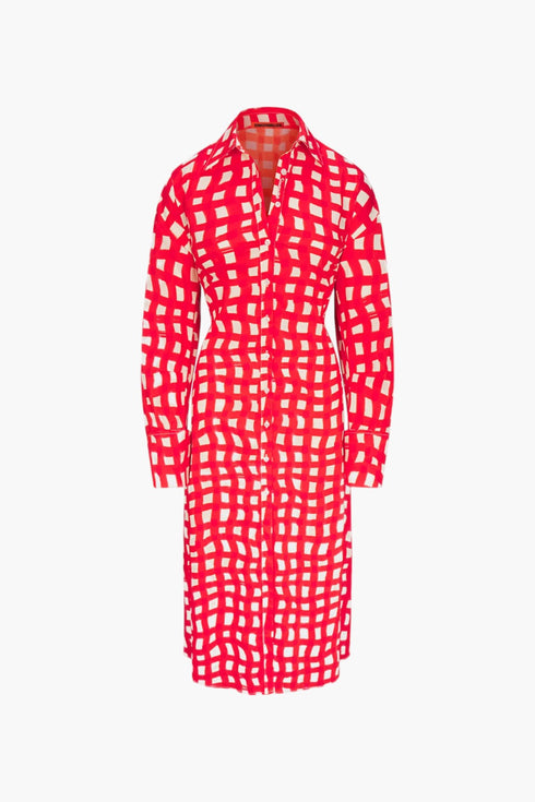 Loch Poplin Maxi Dress - GLAM MODA