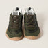 Loden Green - Tyre technical fabric and suede sneakers - GLAM MODA