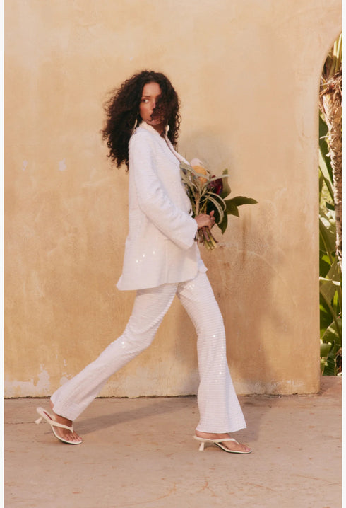 Macadamia - Robo Sequin Pant - GLAM MODA