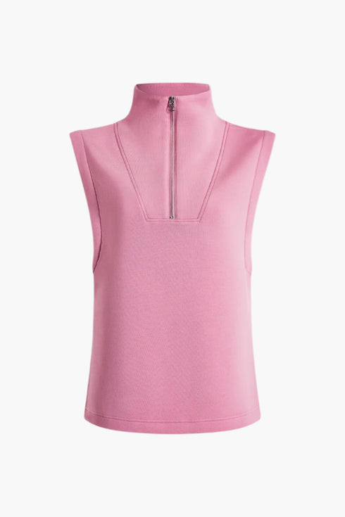 Magnolia Half-Zip Tank - GLAM MODA