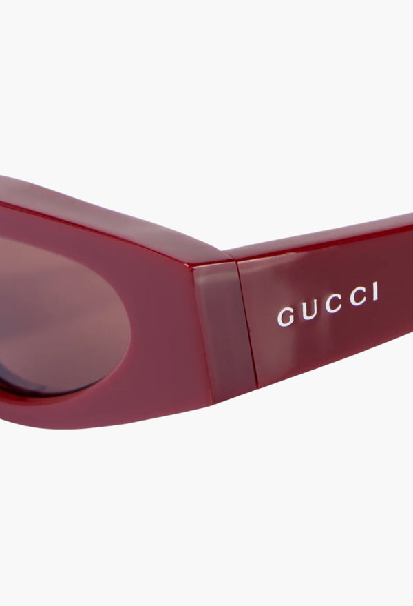 Logo Cat-Eye Sunglasses