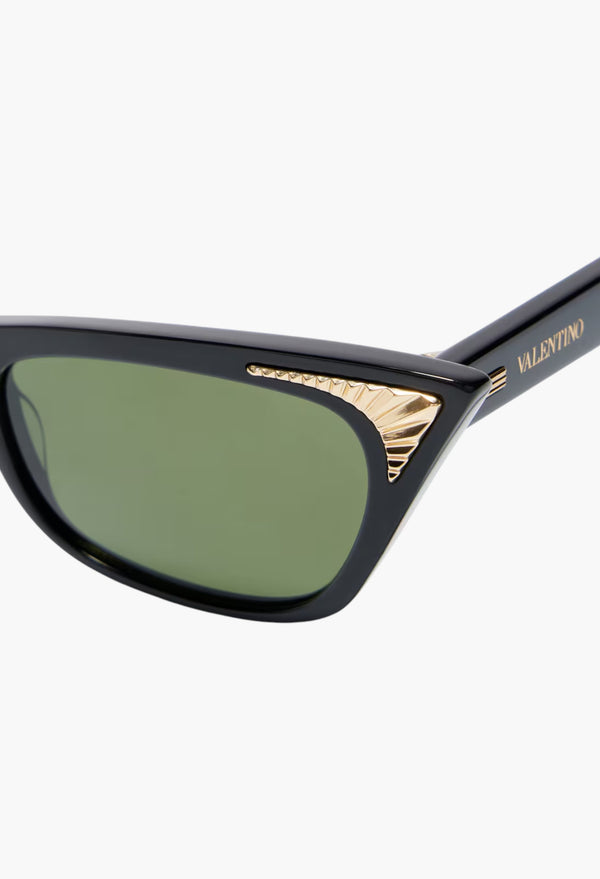 Logo Cat-Eye Sunglasses