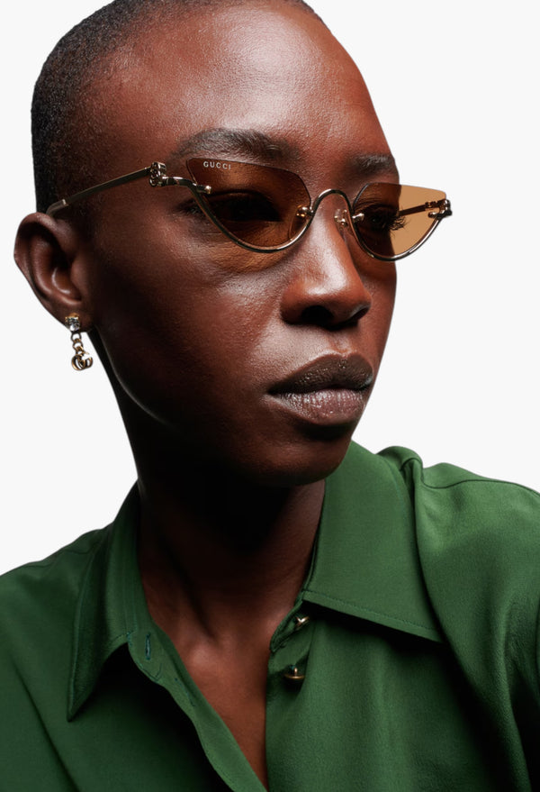 Double G Cat-Eye Sunglasses