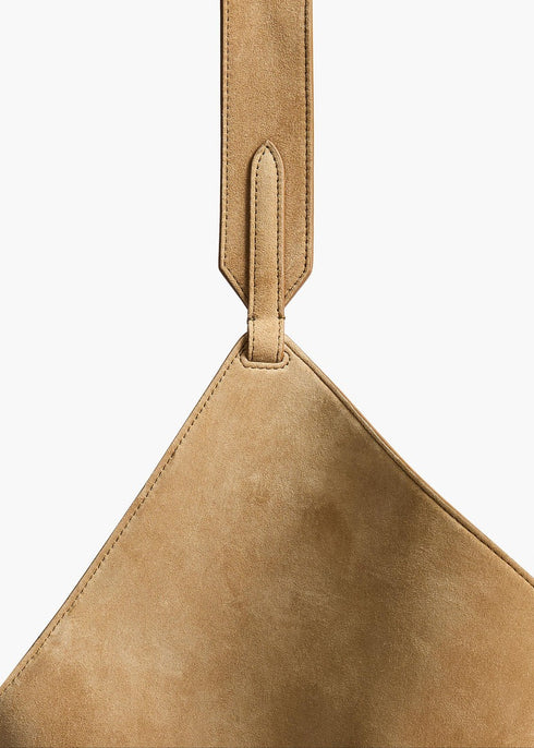 Mud Suede - Small Lotus Tote - GLAM MODA