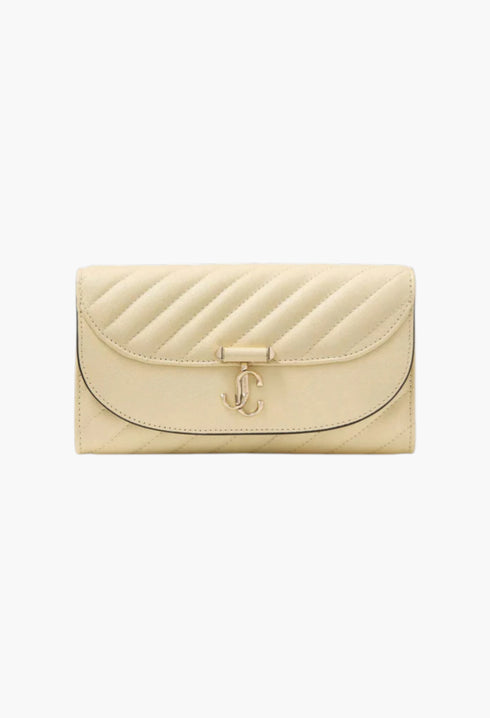 Off White - Curve Chain Wallet In Leather - GLAM MODA