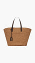 Panier Medium Bag In Raffia - GLAM MODA