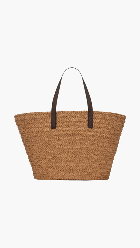Panier Medium Bag In Raffia - GLAM MODA
