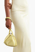 Pastel Yellow – Bevel Satin Toteme Bag - GLAM MODA